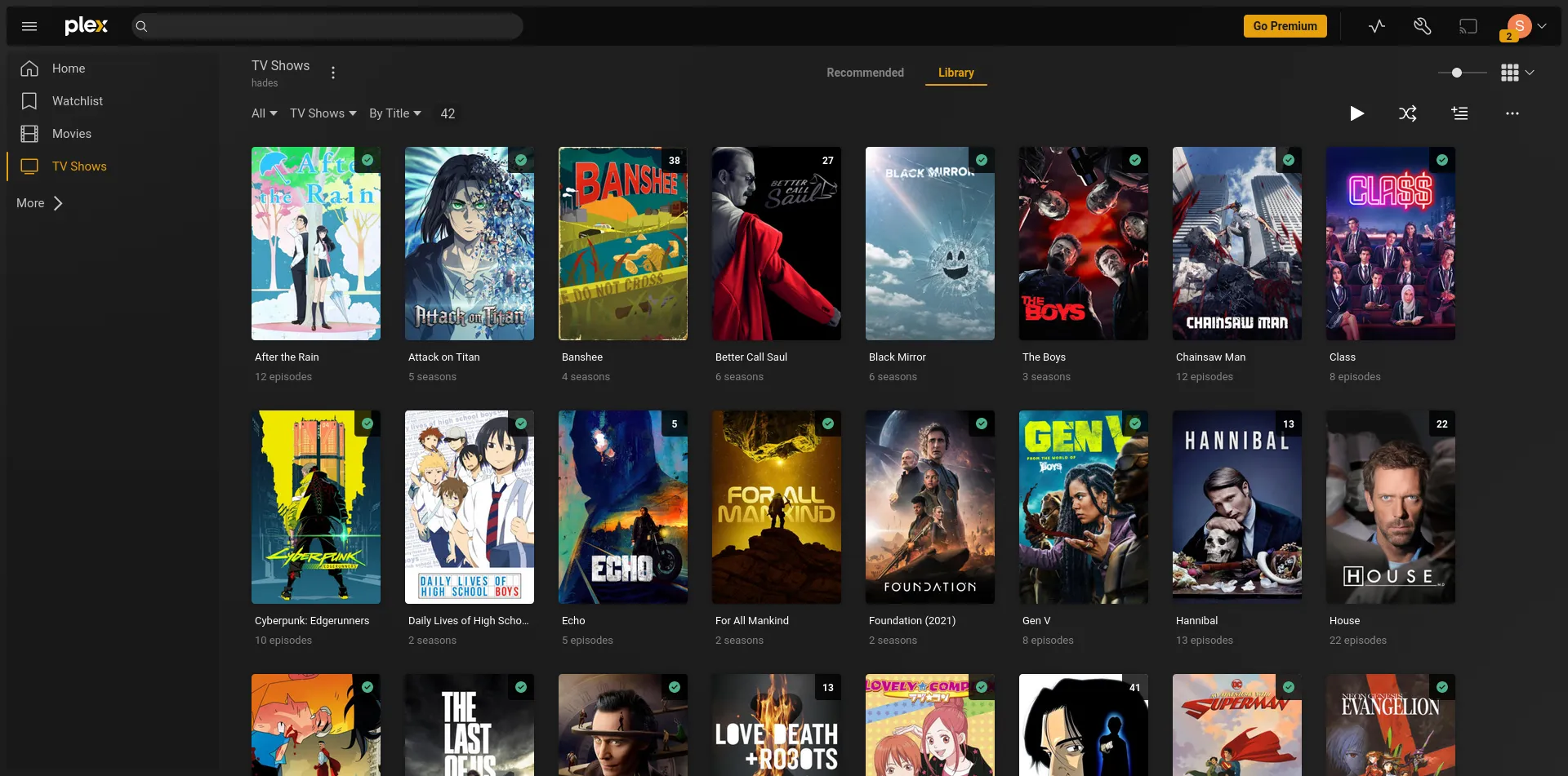 My Plex Library